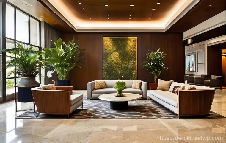 바이오필릭 디자인의 광고 효과 분석 - **Prompt 2: Innovative Biophilic Co-working Space**
    A bright and modern co-working office space ...