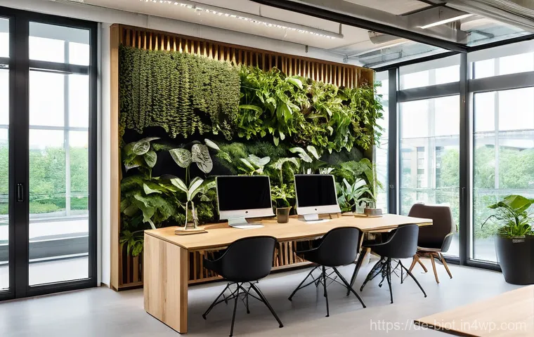 바이오필릭 디자인과 고객 충성도 증대 - **Urban Biophilic Café in Hamburg:** An inviting and cozy café interior in a bustling city like Hamb...